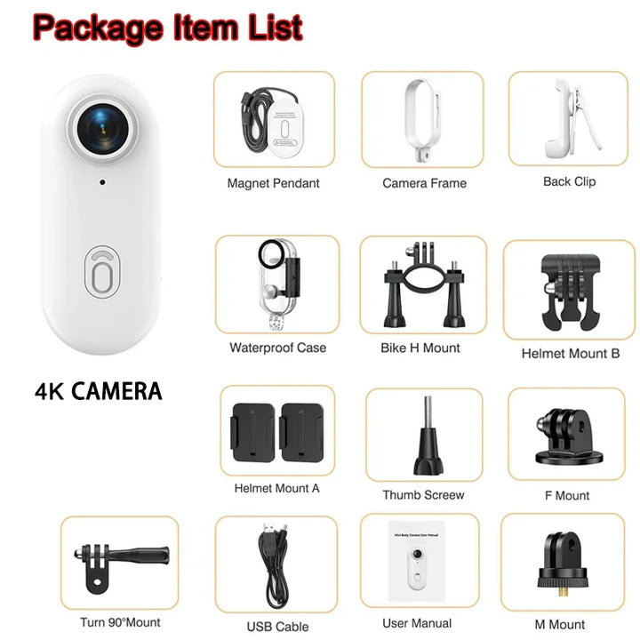 Pocket 4K Mini Camera