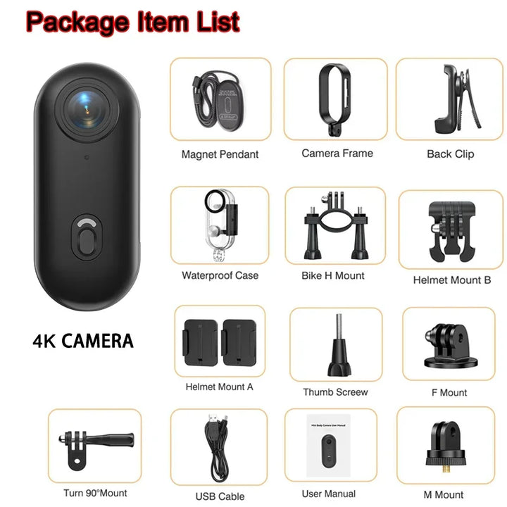 Pocket 4K Mini Camera
